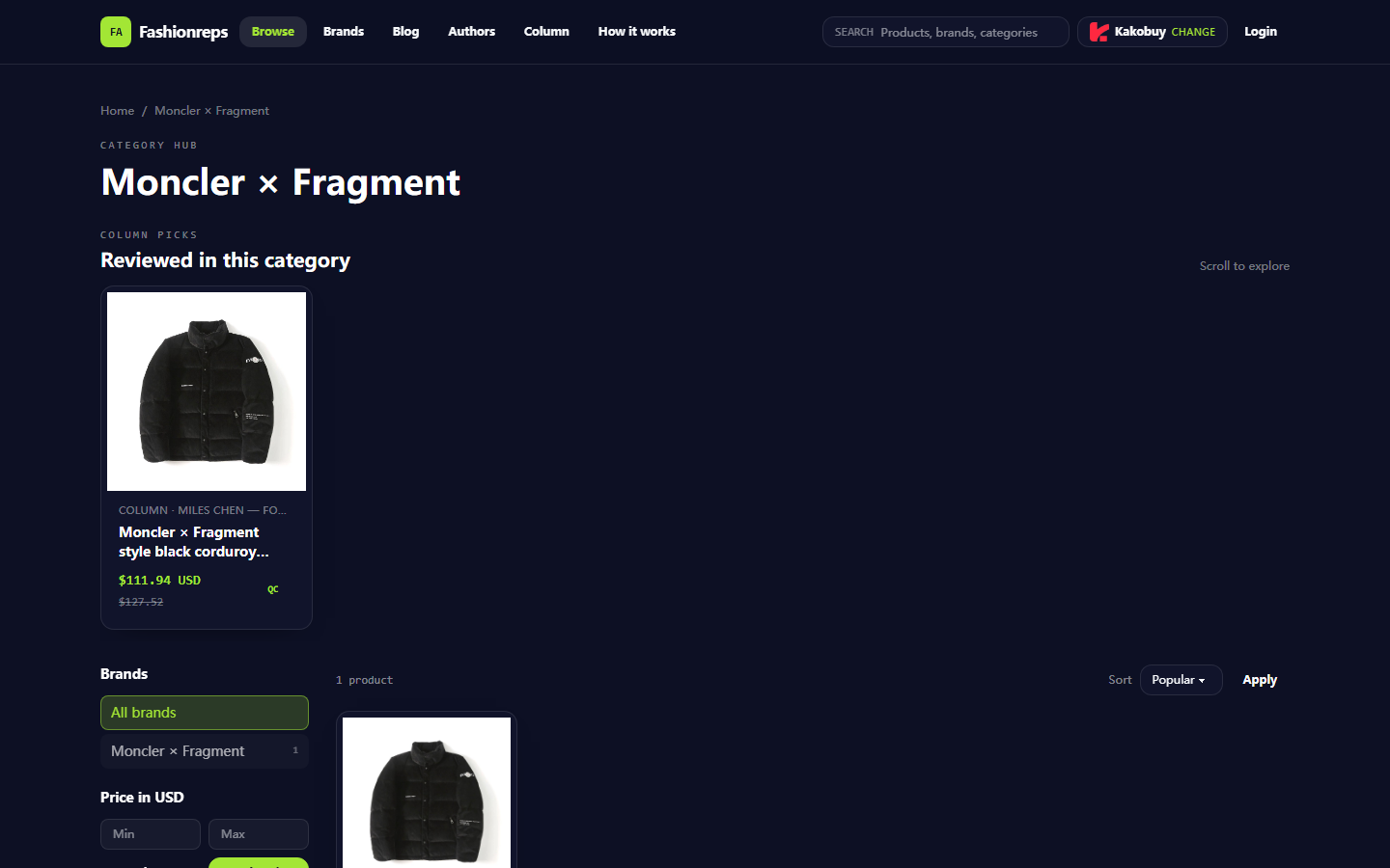 How to Check Moncler Jacket Costs on Kakobuy