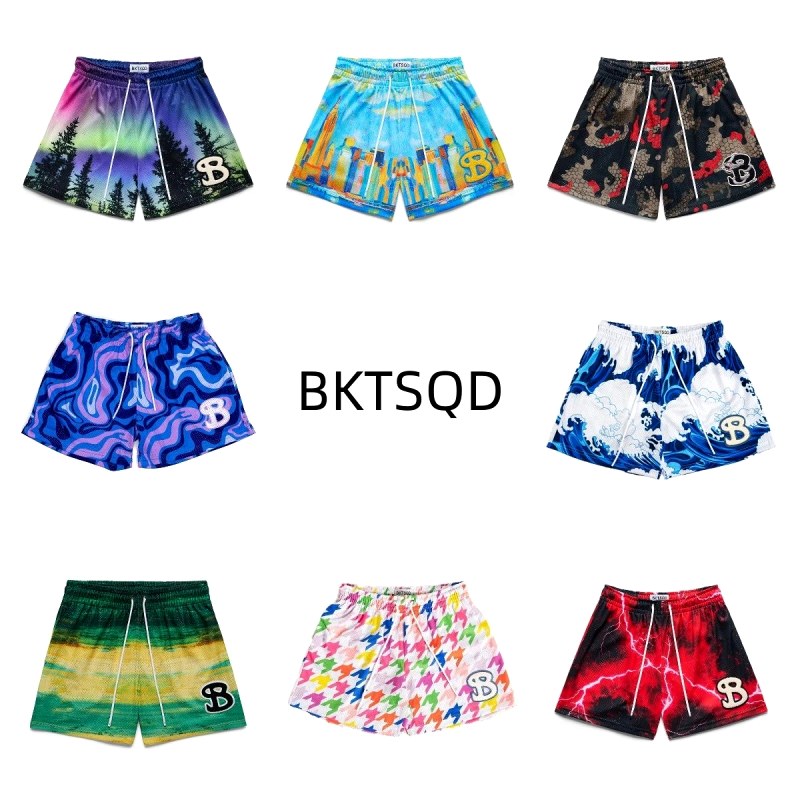 BKTSQD Multicolor Shorts Collection Review: A $10.15 Double-Layer Short Where Only the Print Changes