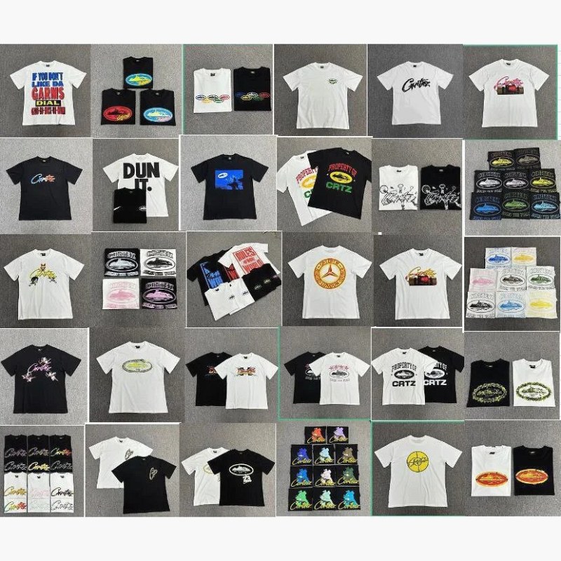 Corteiz Graphic Print Multicolor T-Shirt Collection Review: 3D Letter Prints, Loose Crew Neck, S–3XL