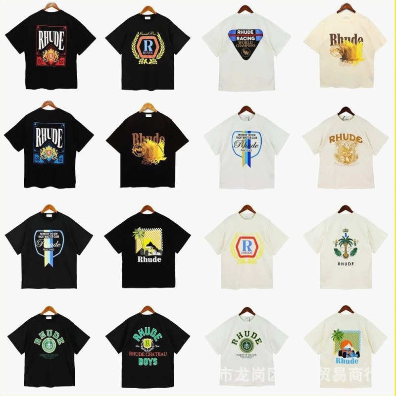 Rhude Printed T-Shirt Review: 240g Cotton, Boxy Cut, $8.36
